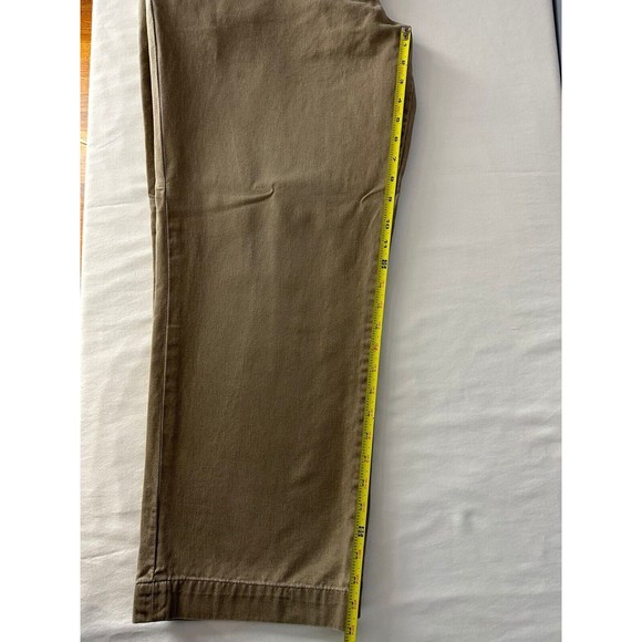 Docker D3 Mens Brown Flat Front Relaxed Fit Casual Pants Size W38 x L29 - Picture 10 of 12